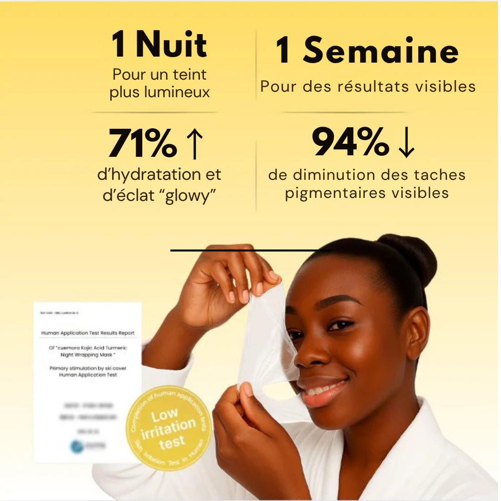 Masque de nuit au curcuma et à l'acide kojique Peel-Off