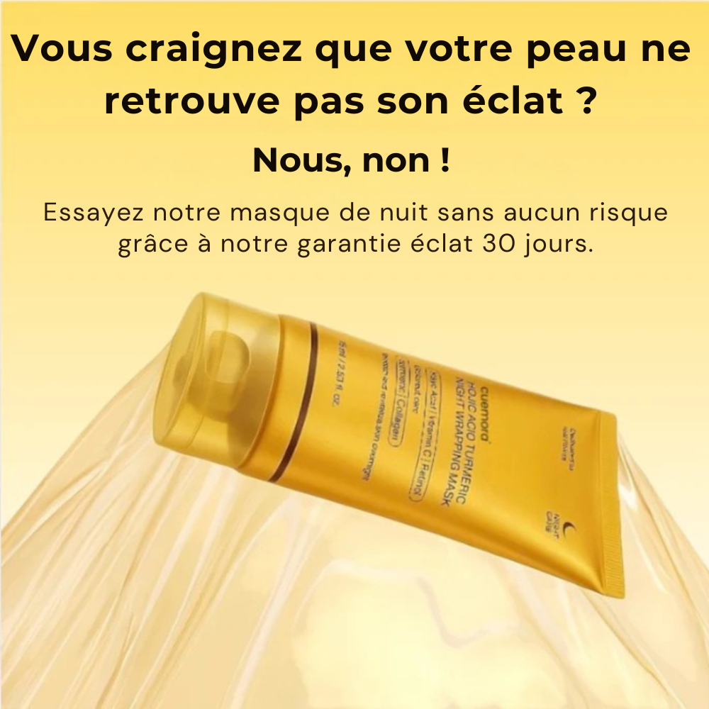 Masque de nuit au curcuma et à l'acide kojique Peel-Off