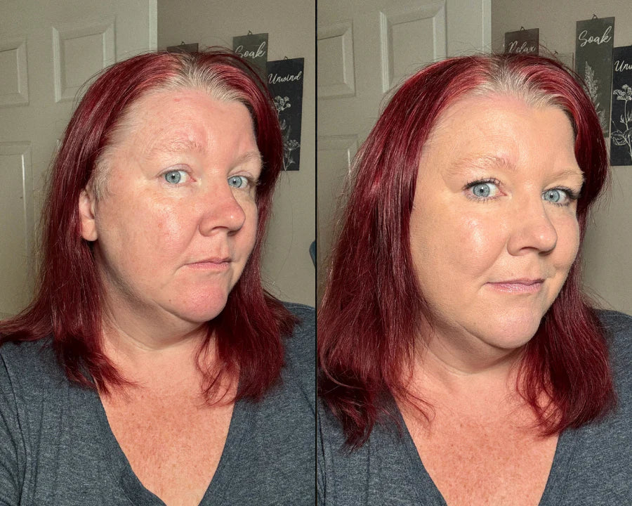 Fond de teint 2-en-1 avec pinceau intégré