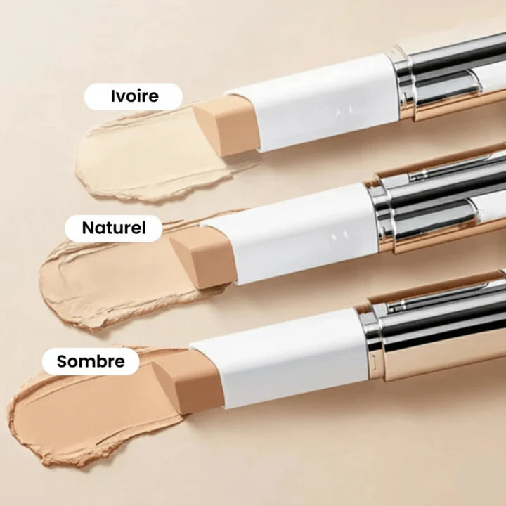 Fond de teint 2-en-1 avec pinceau intégré